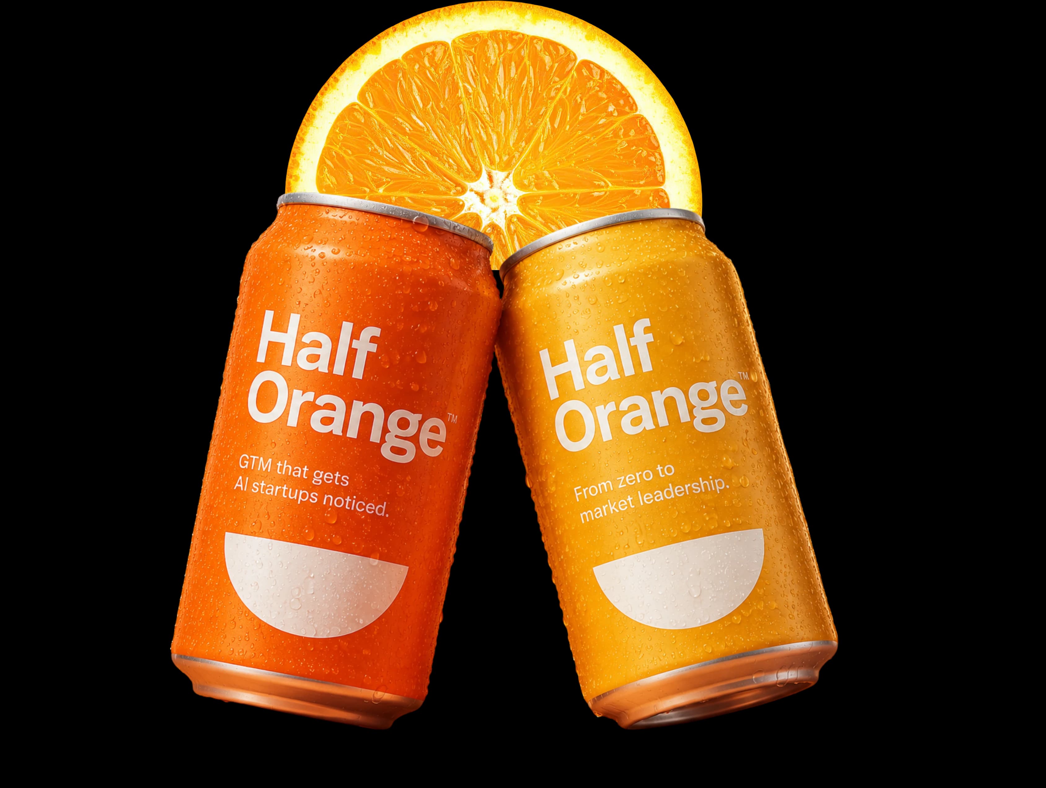 Half Orange cans