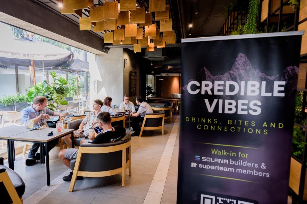 Credible Vibes — Drinks, Bites & Connections